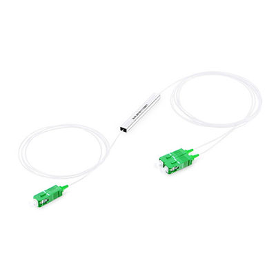 1310nm 1550nm Wavelength PLC Fiber Optic Splitter for Network FTTX Customized Length