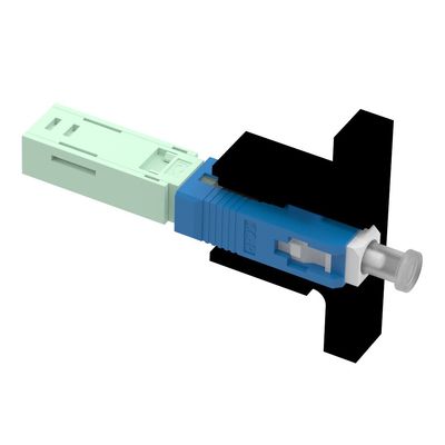 Simplex SC Fiber Optic Fast Connector UPC Polished for Drop Cable FTTH Field Assembly