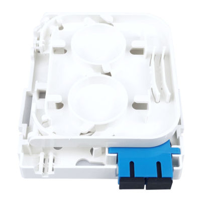 2 Cores Plastic Fiber Optic Face Plate Socket Panel SC Connector Type