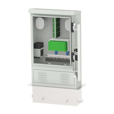 Connector Type SC FC LC ST FDC 48A FTTH Outdoor Waterproof Fiber Distribution Cabinet