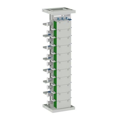 792 Cores Open Rack Fiber Optical Distribution Frame ODF Cabinet for Cable Management