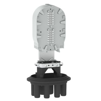 3- Black 288 Cores Fiber Optic Splice Closure Cable Joint Box for Network FTTH Networks