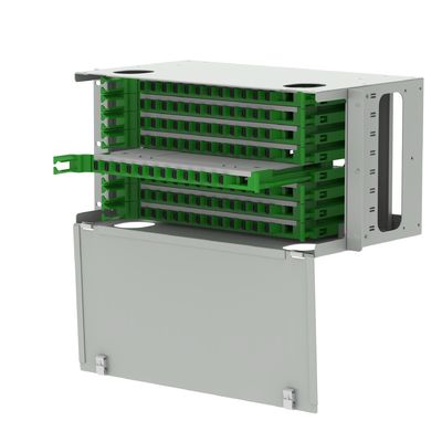 Data Center Fiber Optic Equipment 96 Port SC Type Optical Fiber Distribution Patchpanel 5