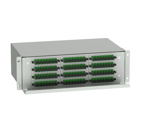 Data Center FTTX SC Type 96 Ports Optic Fiber Distribution Patchpanel Fiber Optic Equipment