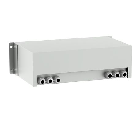 Data Center LC Type 192 Ports Optic Fiber Distribution Patchpanel Fiber Optic Equipment WHITE