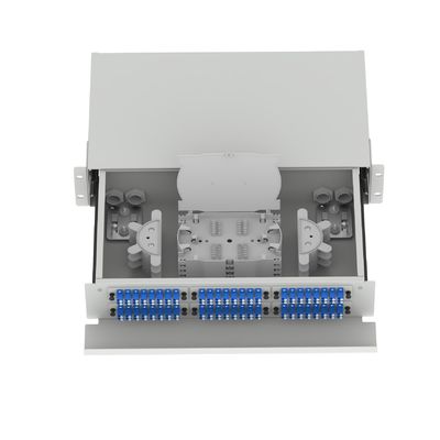 5 LC Type 2U 96 Port Optic Fiber Distribution Patchpanel for FTTX Connector Type LC