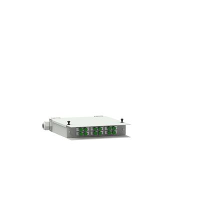 Cold Rolled Steel 12 Cores FC APC Type Fiber Optic FTTH Terminal Box for Network ODN