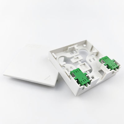 Best 2 Cores LC APC Plastic Fiber Optic Faceplate Socket Panel for Wired LAN Network 5