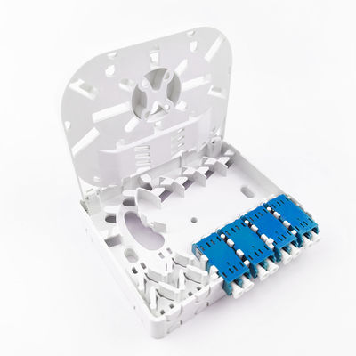 102*81*30mm LC/UPC Plastic Fiber Optic Faceplate Socket Panel for Indoor FTTH Network