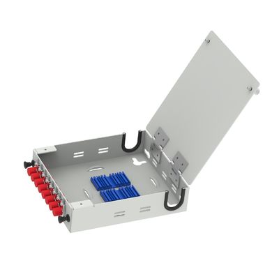 FTTX Cold Rolled Steel 8 Cores Fiber Optic FTTH Terminal Box for Network Distribution