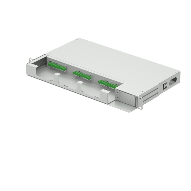 24 Cores FC APC Type 19 Inch Swing Patch Panel for ODN Network Optical ...