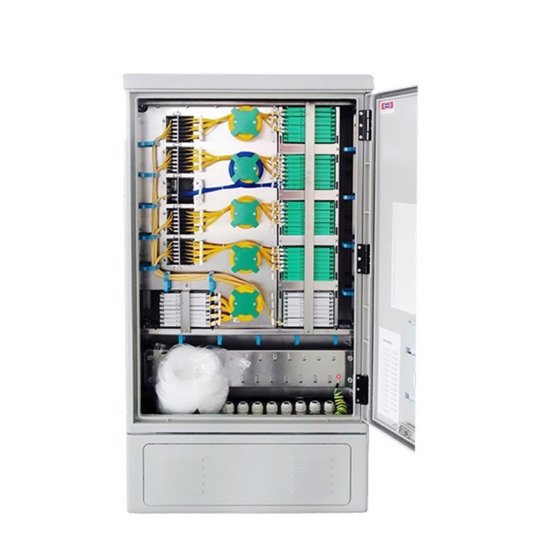 576 Core Capacity Fiber Distribution Cabinet for Outdoor Fiber Optic ...