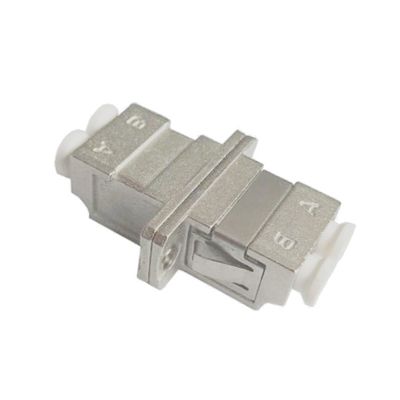 1 Port / 2 Ports / 4 Ports LC APC UPC PC Optic Fiber Adapter for Smooth Connection