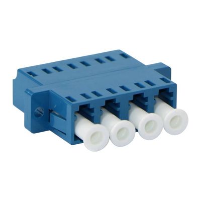 1 Port / 2 Ports / 4 Ports LC APC UPC PC Optic Fiber Adapter for Smooth Connection