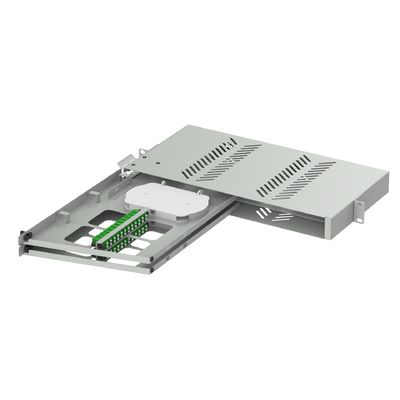 Sub Optic Distribution Frame 24 Ports LC APC Swing Type 19 Inch Fiber Optic Patch Panel