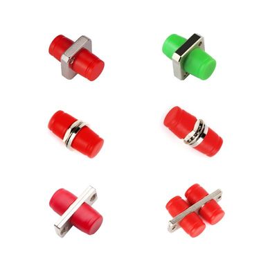 1 Port Square Rectangular big D small D simplex duplex APC UPC PC FC Adapter for FTTH FTTB FTTX Network