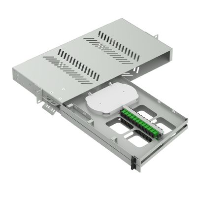 FTTX 24 Ports Sub ODF Swing Type SC APC Fiber Optic Patch Panel for Optical Equipment