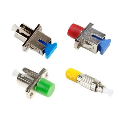 Zirconia Sleeve LC FC ST SC Hybrid Optic Fiber Adapters Couplers