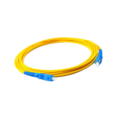 Fiber Optic Equipment SC UPC Optic Fiber Patchcord for Speed Optical Fiber Connection