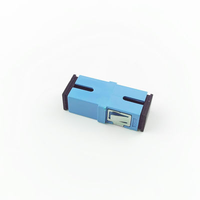 1 Port PBT Material Earless Dustproof Simplex Coupler SC Optic Fiber Adapter with UPC