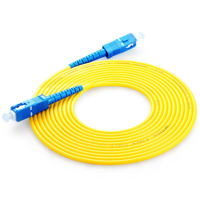 Fiber Optic Equipment SC UPC Optic Fiber Patchcord for Speed Optical Fiber Connection