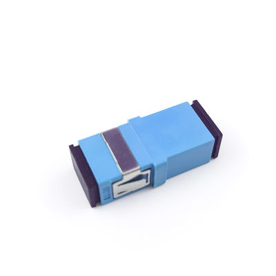 1 Port PBT Material Earless Dustproof Simplex Coupler SC Optic Fiber Adapter with UPC