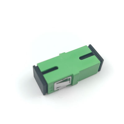 SC APC Earless Dustproof Simplex Coupler for Optical Fiber Active Connection in FTTH