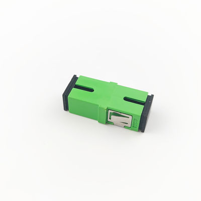 SC APC Earless Dustproof Simplex Coupler for Optical Fiber Active Connection in FTTH