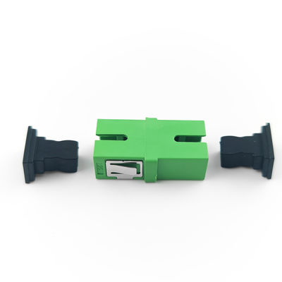 SC APC Earless Dustproof Simplex Coupler for Optical Fiber Active Connection in FTTH