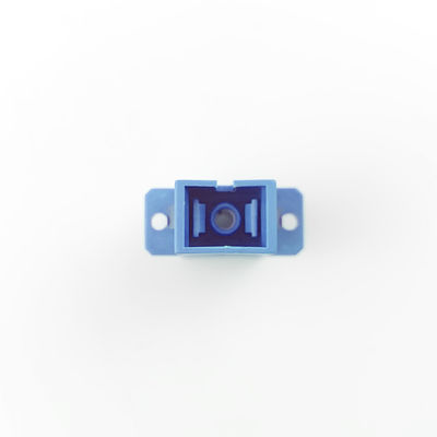 FTTH SC Optic Fiber Adapter with UPC Eared Dustproof Simplex Coupler Manufactured by PBT