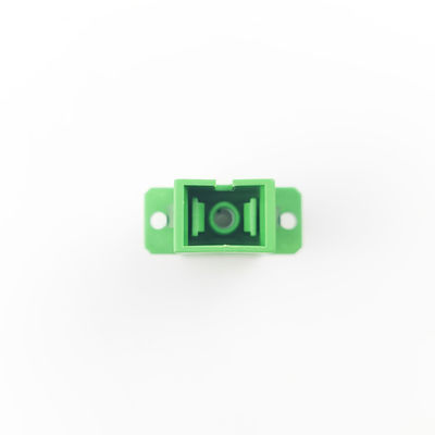 Optical Fiber Active Connection Simplified Eared Dustproof SC Simplex Coupler with APC