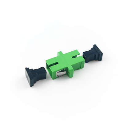 Optical Fiber Active Connection Simplified Eared Dustproof SC Simplex Coupler with APC
