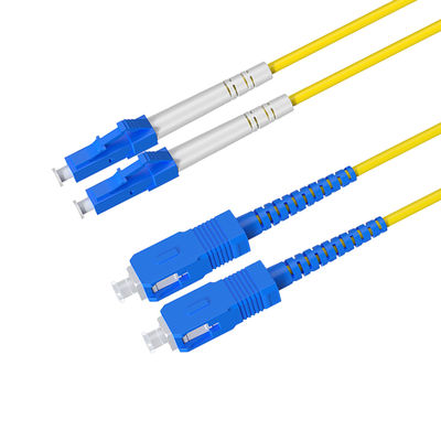 Optical Fiber Connection Fiber Optic Patchcord SC UPC LC UPC With 5
