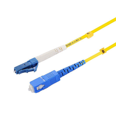 Optical Fiber Connection Fiber Optic Patchcord SC UPC LC UPC With 5
