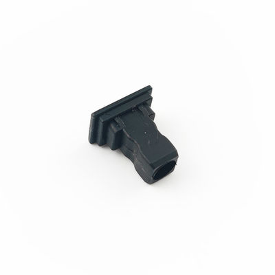 SC APC Dustproof Duplex Coupler with Eared 2 Port Green Optical Fiber Active Connection