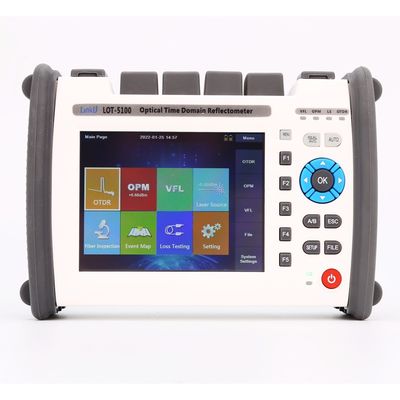3 Time OTDR LOT5100 MINI Fiber Tester Equipment for FTTH Optical Time Fiber Cable Handle