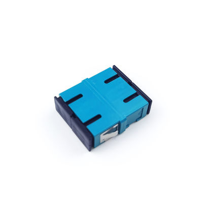 Duplex SC/UPC Optic Fiber Adapter for FTTH Dustproof Earless 2 Port Adapter