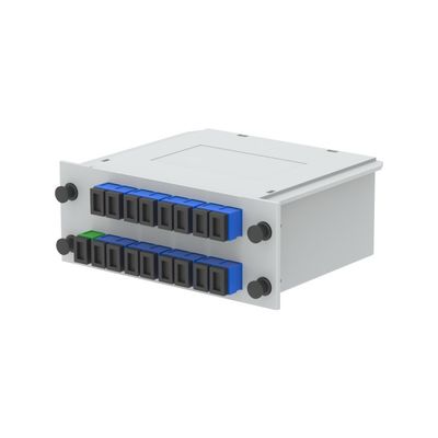 FTTX Optic Fiber PLC Splitter Insertion Type 1x2 1x4 1x8 1x16 1x32 1x64 with SC/UPC 5