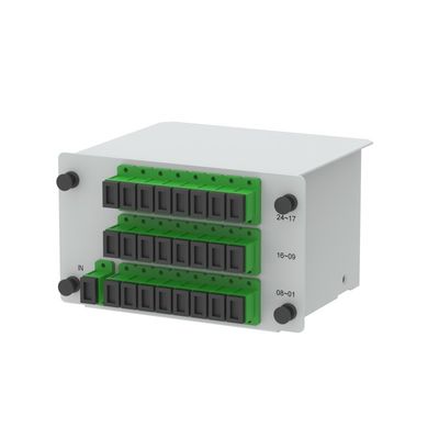 FTTX Optic Fiber PLC Splitter Insertion Type 1x2 1x4 1x8 1x16 1x32 1x64 with SC/UPC 5