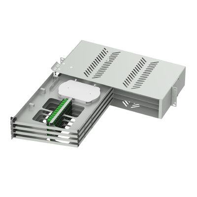19 Inch Fiber Optic Patch Panel Sub ODF for Data Center Network ODN SC APC Swing Type