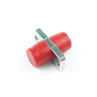 Rectangular FTTH Simplex UPC FC Optic Fiber Adapter with Zinc Alloy/Plastic PBT Material