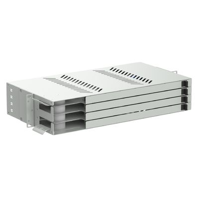 19 Inch Fiber Optic Patch Panel Sub ODF for Data Center Network ODN SC APC Swing Type