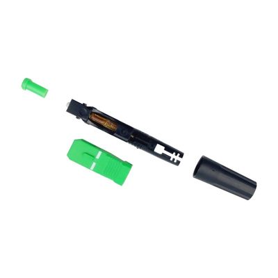 FTTH Simplex Field Assembly SC Fiber Optic Drop Cable for Network Fast Connector