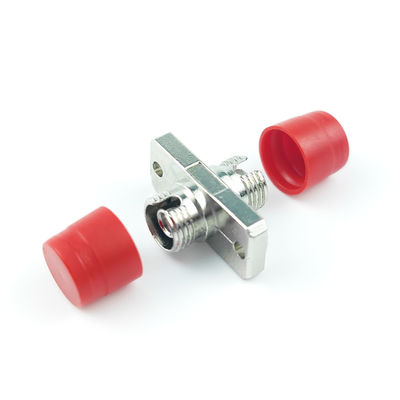 Rectangular FTTH Simplex UPC FC Optic Fiber Adapter with Zinc Alloy/Plastic PBT Material