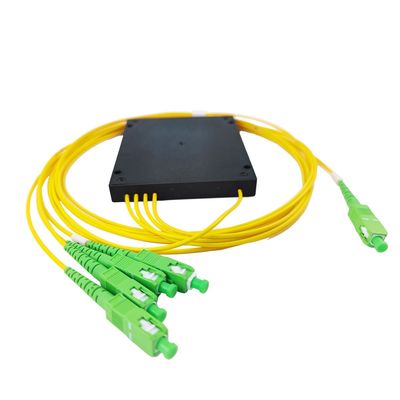 SC FC UPC APC Splitters and Dividers for Wired LAN Networks 2mm Casket Type Fiber Optic