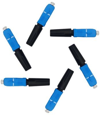 FTTH Simplex Field Assembly SC Fiber Optic Drop Cable for Network Fast Connector