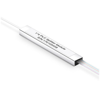 1310nm 1550nm Wavelength PLC Fiber Optic Splitter for Network FTTX Customized Length