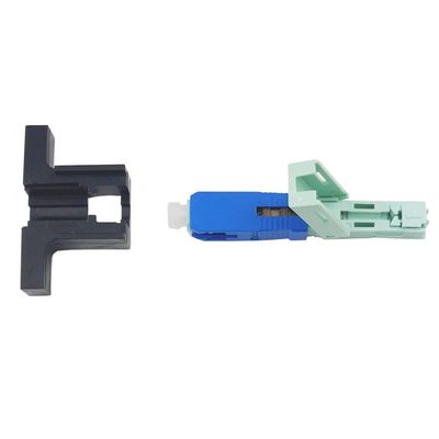 Simplex SC Fiber Optic Fast Connector UPC Polished for Drop Cable FTTH Field Assembly