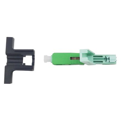 Simplex SC Fiber Optic Fast Connector UPC Polished for Drop Cable FTTH Field Assembly
