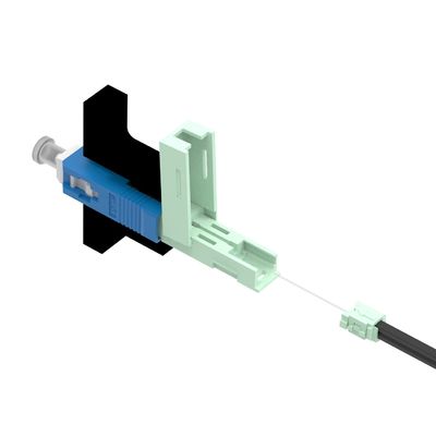 Simplex SC Fiber Optic Fast Connector UPC Polished for Drop Cable FTTH Field Assembly